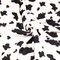 FabricLA | Fleece Fabric By The Yard | 36"X60" Inch Wide | Anti Pill Polar Fleece | Soft, Blanket, Throw, Poncho, Pillow Cover, PJ Pants, Booties, Eye Mask - Cow Black and White (1 Yard)
